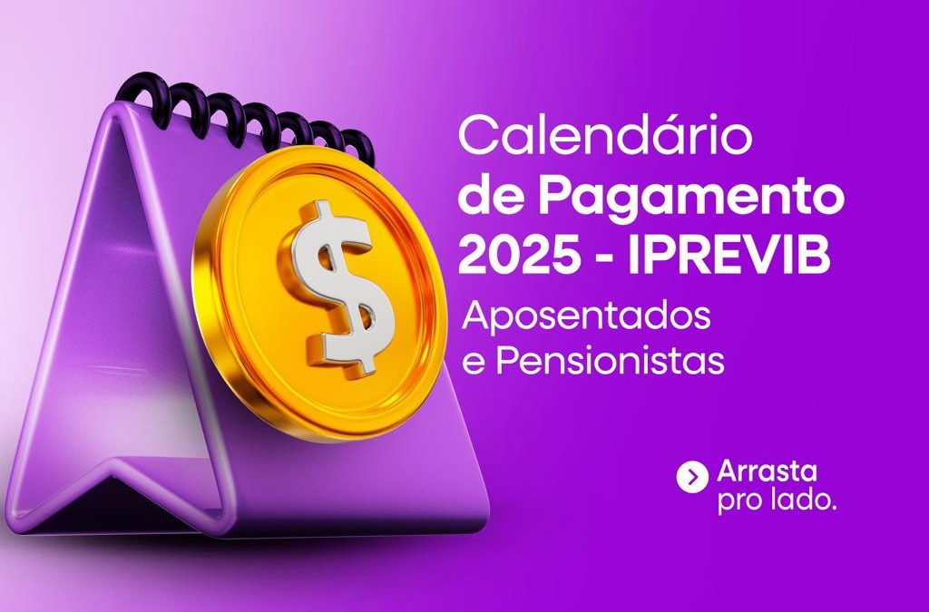 Calendário de pagamentos 2025
